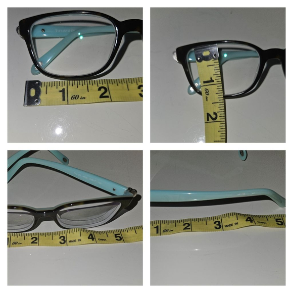 Tiffany & Co. Eyeglasses Black and Blue Made in Italy - Picture 9 of 10